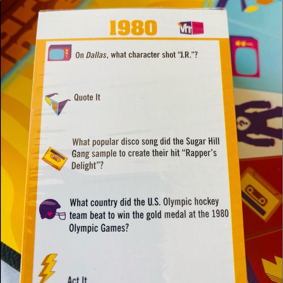 New Unused Vintage 2005 “I love ❤️ the 80’s” Vh1 Board Game Exclusive by🎯Target - Picture 14 of 14